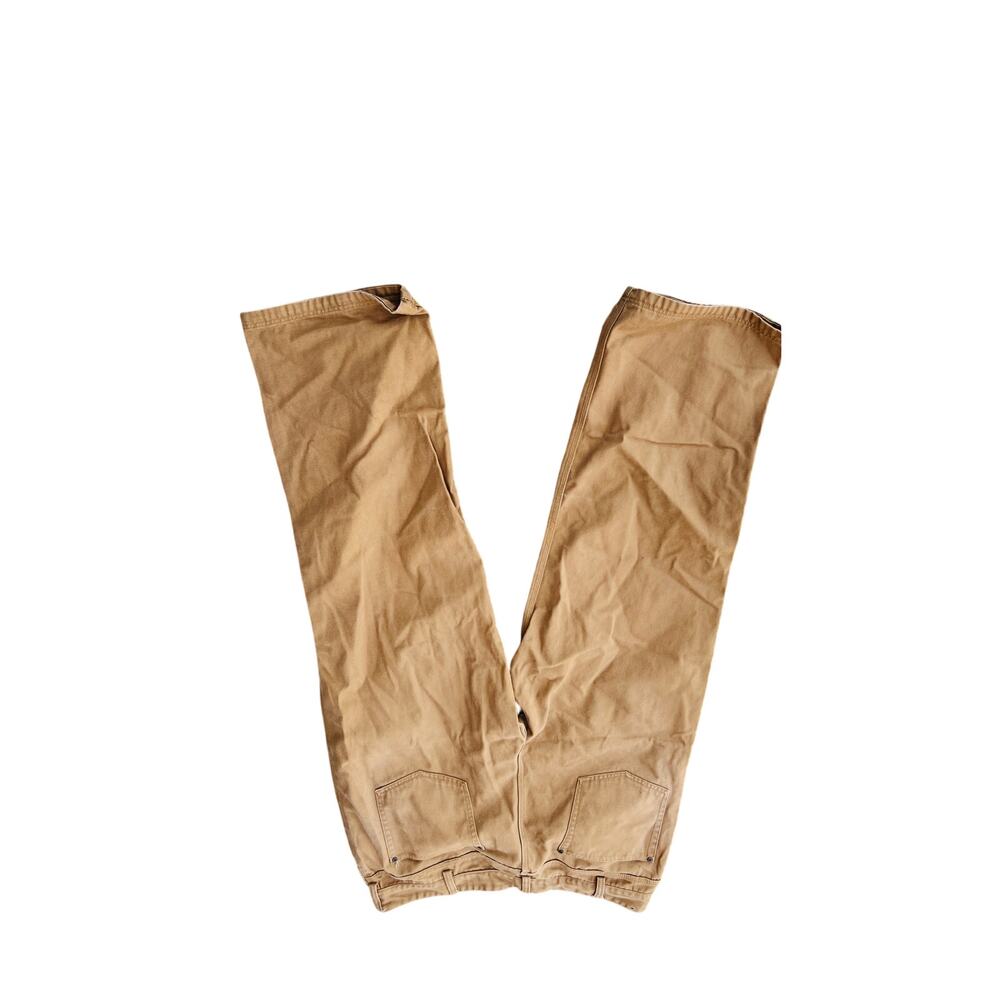 👖 RedHead Duck Canvas Work Pants Tan Utility Outdoor Sz 44x34 Carpenter Vintage - Picture 4 of 4